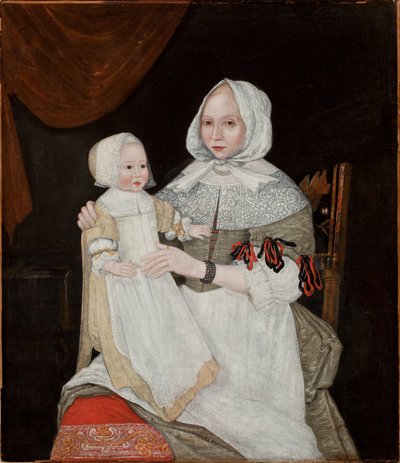 Mme Elizabeth Freake et bébé Mary - American School